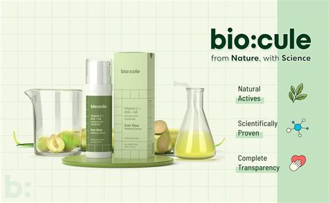 biocule Ever Glow Radiance Serum, Vitamin C Face Serum for Glowing Skin ...