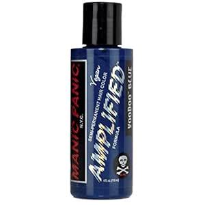 Manic Panic Amplified Semi Permanent Hair Colour - VOODOO BLUE, 118 ml ...