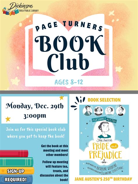 Page Turners Book Club | Dickinson ND