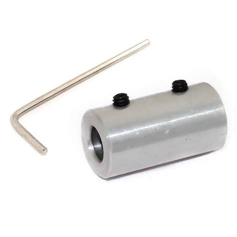 Aluminium NEMA23 Shaft Coupling 6.35mm X 8mm – GonaKart India