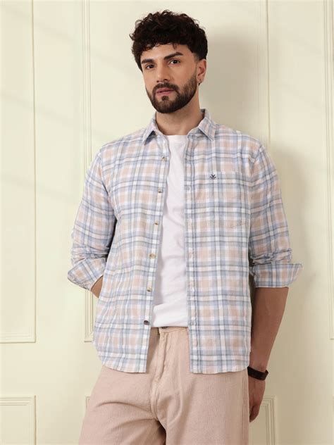 Shop Checked Shirts for Men | WROGN – Wrogn