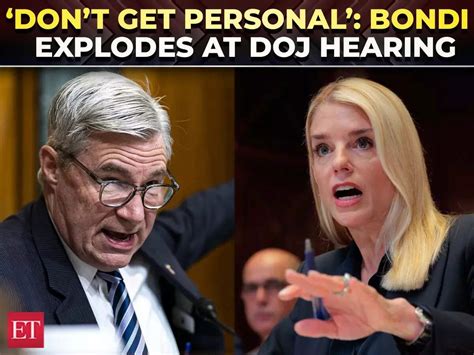 ‘What about your dark money groups?’ Bondi shuts Sen Whitehouse over ...