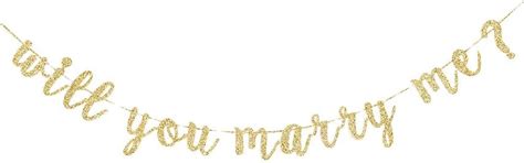 Buy Will You Marry Me? Banner, Propose, Proposal Party Decorations ...