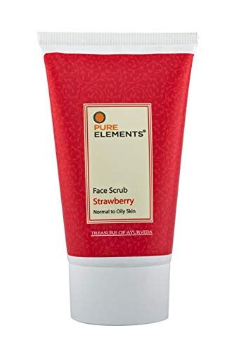 Buy Pure Elements Strawberry Face Scrub - Skin Lightening & Softening ...