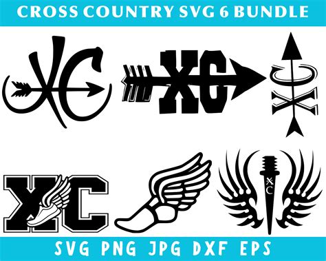 Cross Country Svg Bundle, Cross Country Logo, Svg for Shirts ...