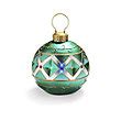 Fiber Optic LED Green Ornament | Frontgate