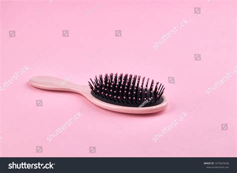 Pink Hair Brush Clipart