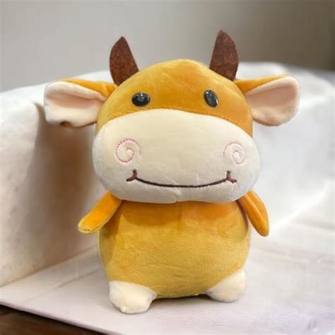 Mini Steps Ultra-Soft Cow Plush Toy for Kids | Washable & Non-Toxic ...