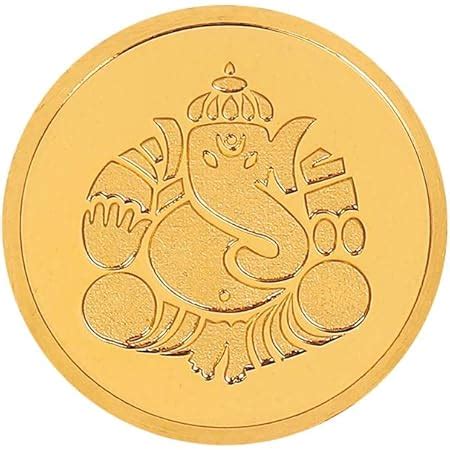 Buy Kundan 22k (916) Queen 8 gm Yellow Gold Coin at Amazon.in