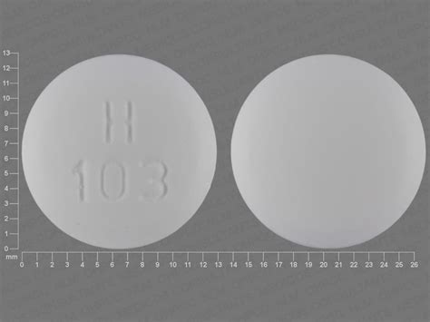 Pill Finder: H 103 White Round - Medicine.com