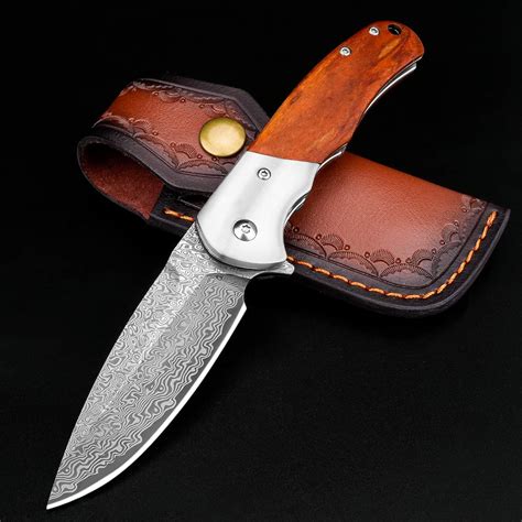 Damascus Hunting Folding Knife at Bev Wood blog