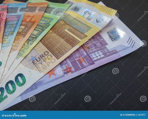 Full Euro Banknotes Series, European Union Currency Stock Image - Image of money, european ...