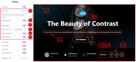 How To Use The Blog Widget Folio Skin By Prime Slider
