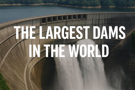 The Largest Dams in the World - World Rivers