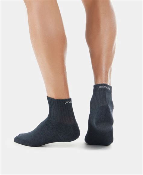 Buy Compact Cotton Terry Ankle Length Socks With StayFresh Treatment ...