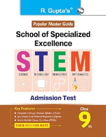 School of Specialized Excellence - STEM (Class 9th) Admission Test ...