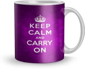 Dev Handicraft Keep Calm Design Printed Coffee & Tea Cup Cup Gift For ...