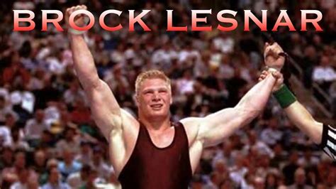 Brock Lesnar College Wrestling Highlights - YouTube