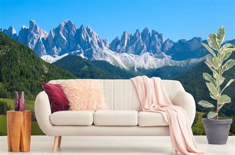 Mountain Wallpaper, Green hills - Magicdecor®