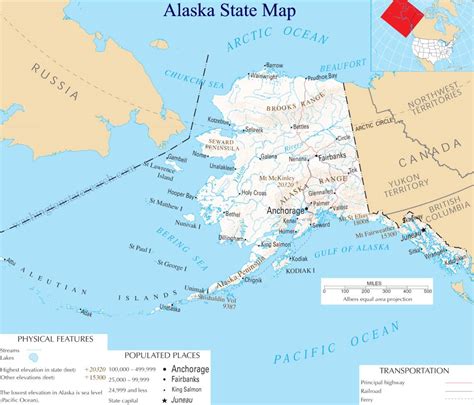 Large Map Alaska 的图像结果