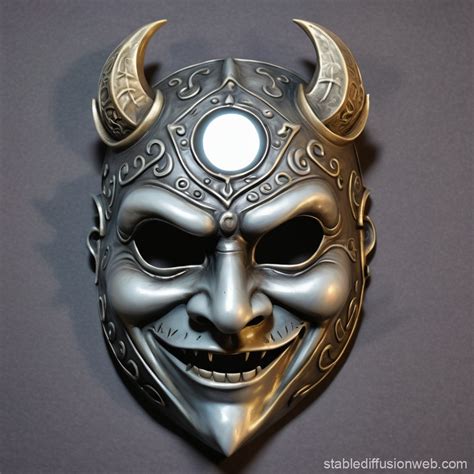 Dungeons and Dragons Lunar Comedy Tragedy Mask | Stable Diffusion Online
