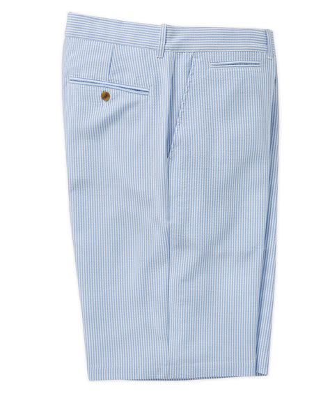 Big & Tall Westport Lifestyle Flat Front Seersucker Shorts - Westport ...