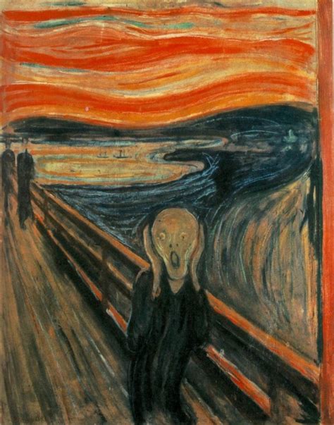 関連する画像の詳細をご覧ください。The Scream by Edvard Munch 100% Hand Painted Oil Painting Reproduction ...