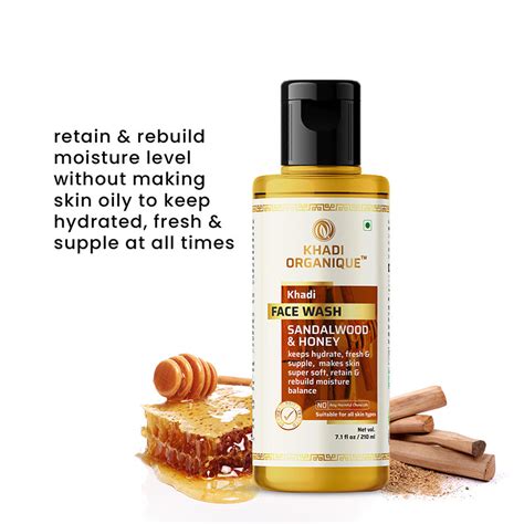 Khadi Organique Sandalwood & Honey Face Wash | Buy Ayurvedic Sandalwood ...