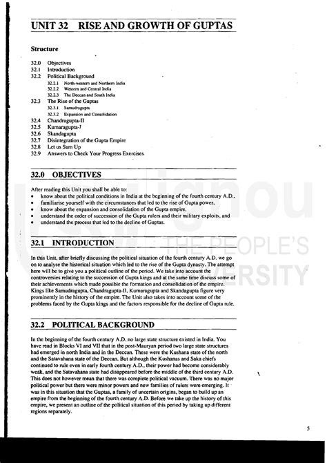 Block-8 - History - UNIT 32 RISE AND GROWTH OF GUPTAS Structure ...