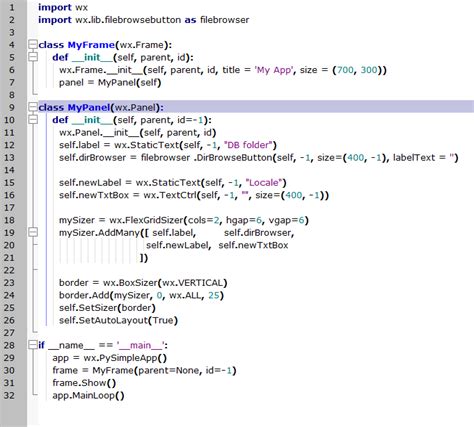 Image result for Exemples wxPython GUI