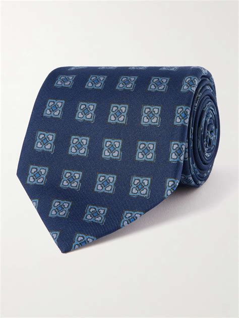 DRAKE'S + HIM 8cm Printed Silk Tie for Men | MR PORTER