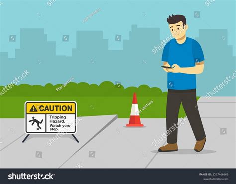 Pedestrian Safety Rules Tips Young Male Stock Vector (Royalty Free) 2237466969 | Shutterstock
