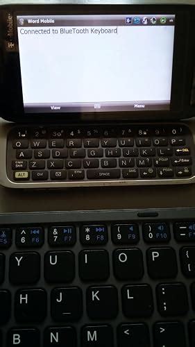 Foldable Bluetooth keyboard with Touch Pad, IKOS Ultra Slim Tri-folding ...