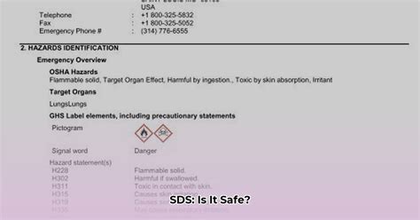 Sodium Dodecyl Sulfate (SDS) MSDS/SDS: Download the Latest Safety Data ...