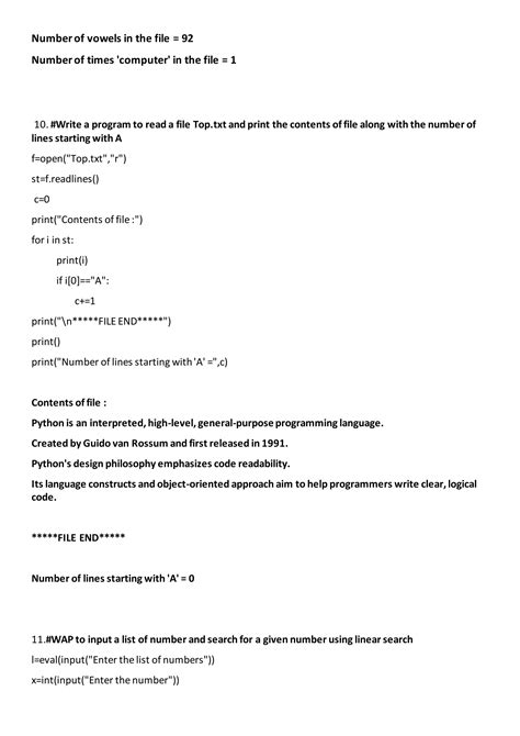 Class 12 Computer Practical Python File 的图像结果