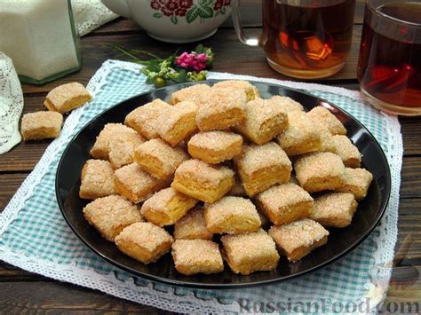 Рецепт: Сахарное печенье на кефире на RussianFood.com