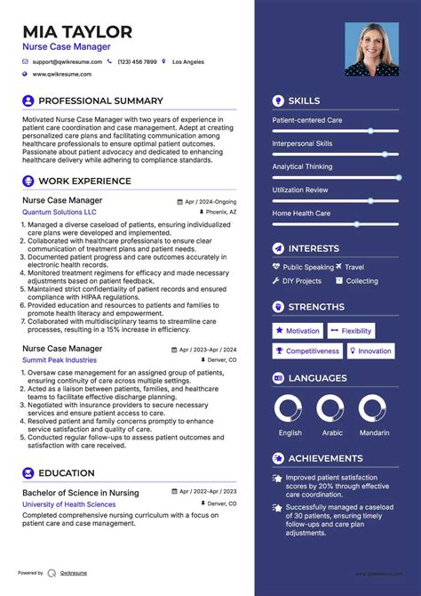 10+ Nurse Case Manager Resume Samples & Templates for 2025