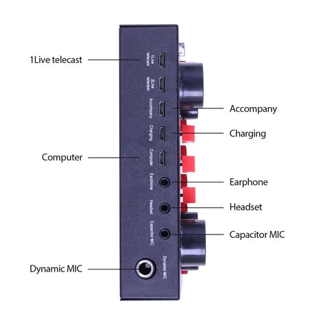 Buy Home Studio Recording Kit Podcast Music Mixer Equipment Condenser ...