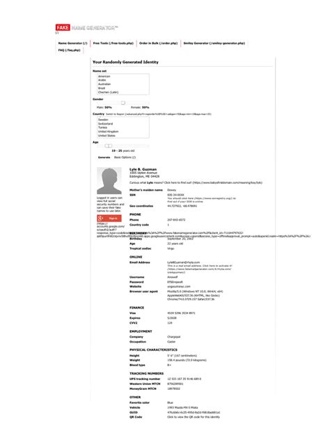 Image result for Fake Name Tutorials