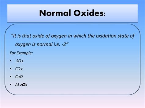 Image result for Oxides Explained