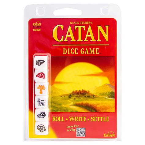 Asmodee Catan Dice, Portable Family Strategy Game for Ages 7+, Fun ...