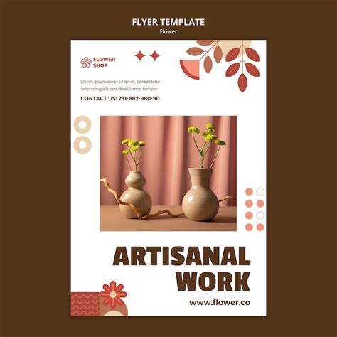 Flyer-Vorlage für handwerkliche Arbeit | Kostenlose PSD-Datei