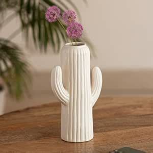 Buy ExclusiveLane 'Cactus Modern' Ceramic Decorative Vases for Home ...