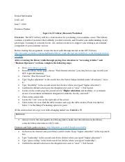 Image result for Topic 2 GCU Library Research Worksheet