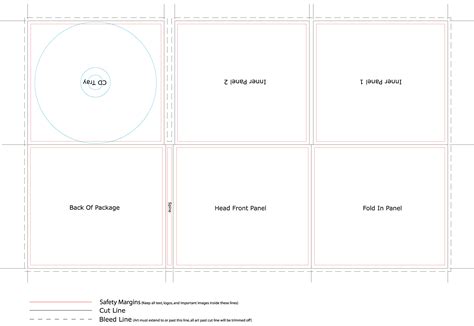 Cd Jewel Case Insert Template