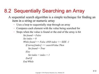 Image result for Sequential Search Codingarray