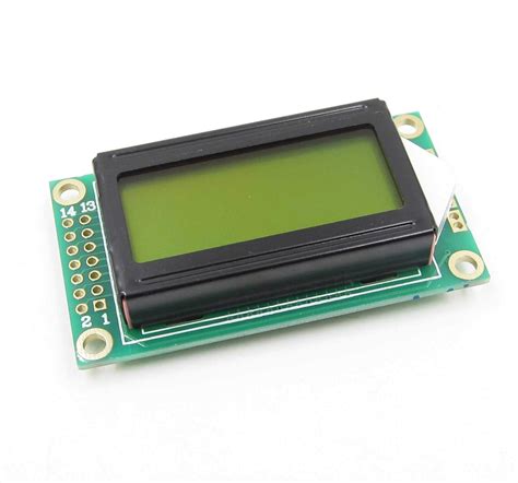 INVENTO 1Pcs 0802 LCD Module 8 x 2 Character Display 3.3V / 5V LED LCD ...