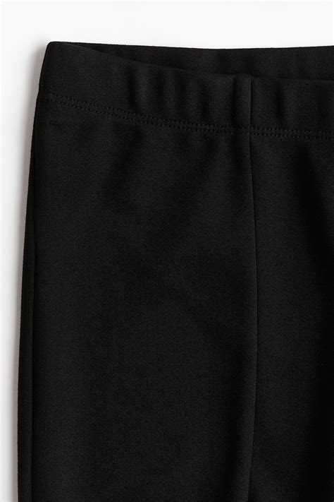 Zip-hem heavy jersey leggings - Black - Ladies | H&M IN