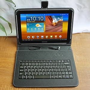 Saco Universal 10 inch Tablet Keyboard Case with PU Leather Cover ...