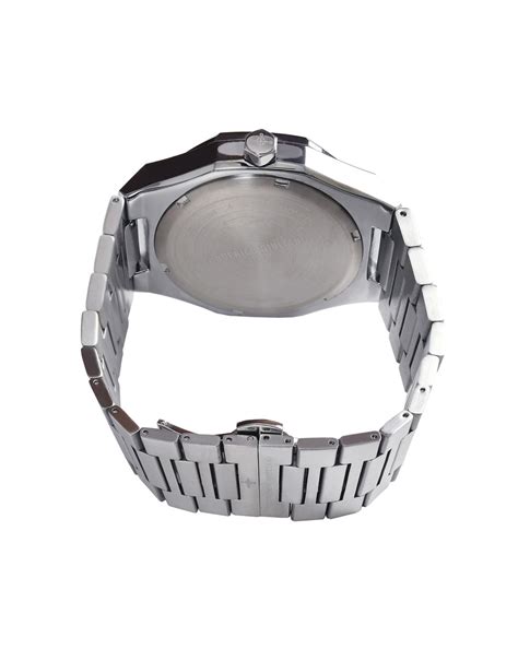 RODERICO GIULIANI ANALOG BLUE DIAL SILVER CASE SILVER STEEL BRACELET M